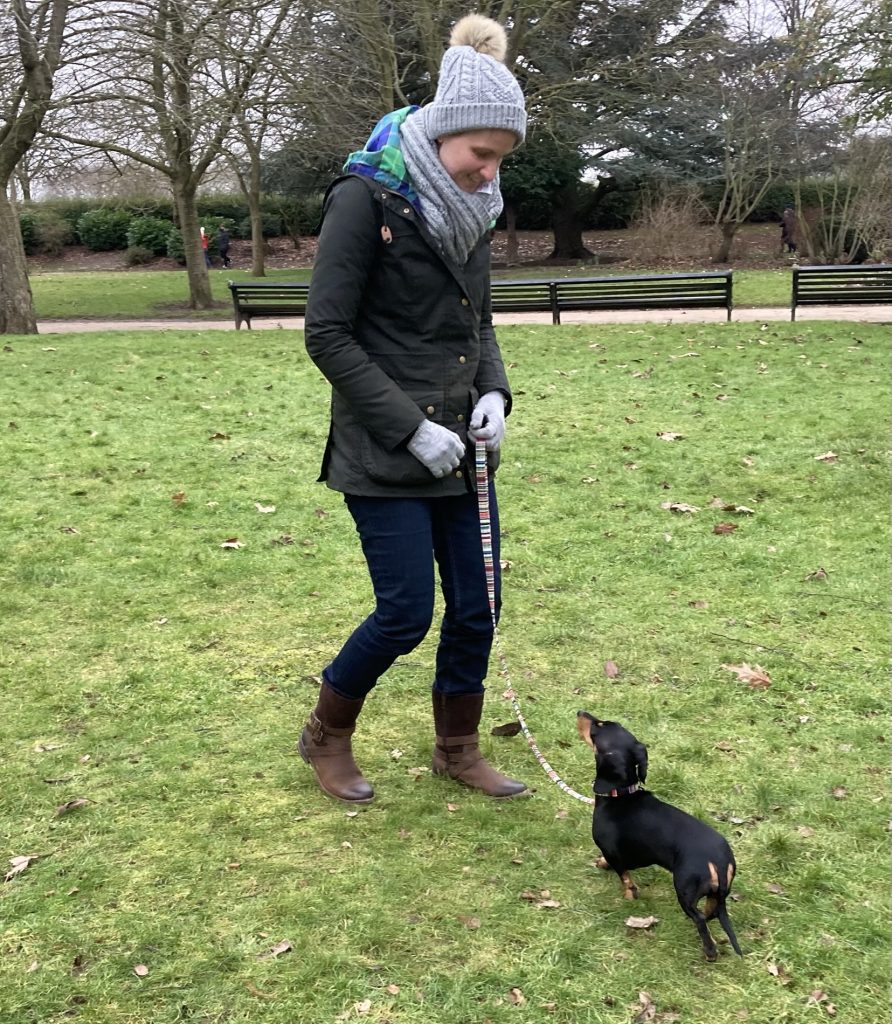 Katie with Chipolata The Dogs Code 